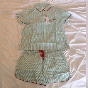 Vineyard Vines Short Sleeve Oxford Stripe Lounge Set
